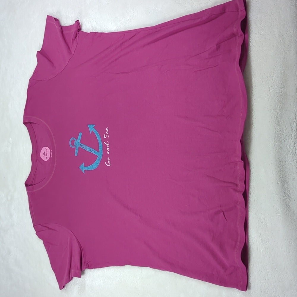 Life is Good "Go and Sea" shirt L / XL EUC